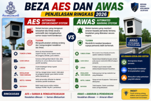 Beza AES dan AWAS — Penjelasan Ringkas 2026