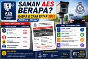 Saman AES Berapa? Kadar Kompaun & Cara Bayar 2026