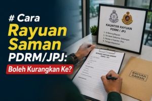 Cara Rayuan Saman PDRMJPJ Boleh Kurangkan Ke